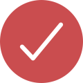 Check Mark - Red